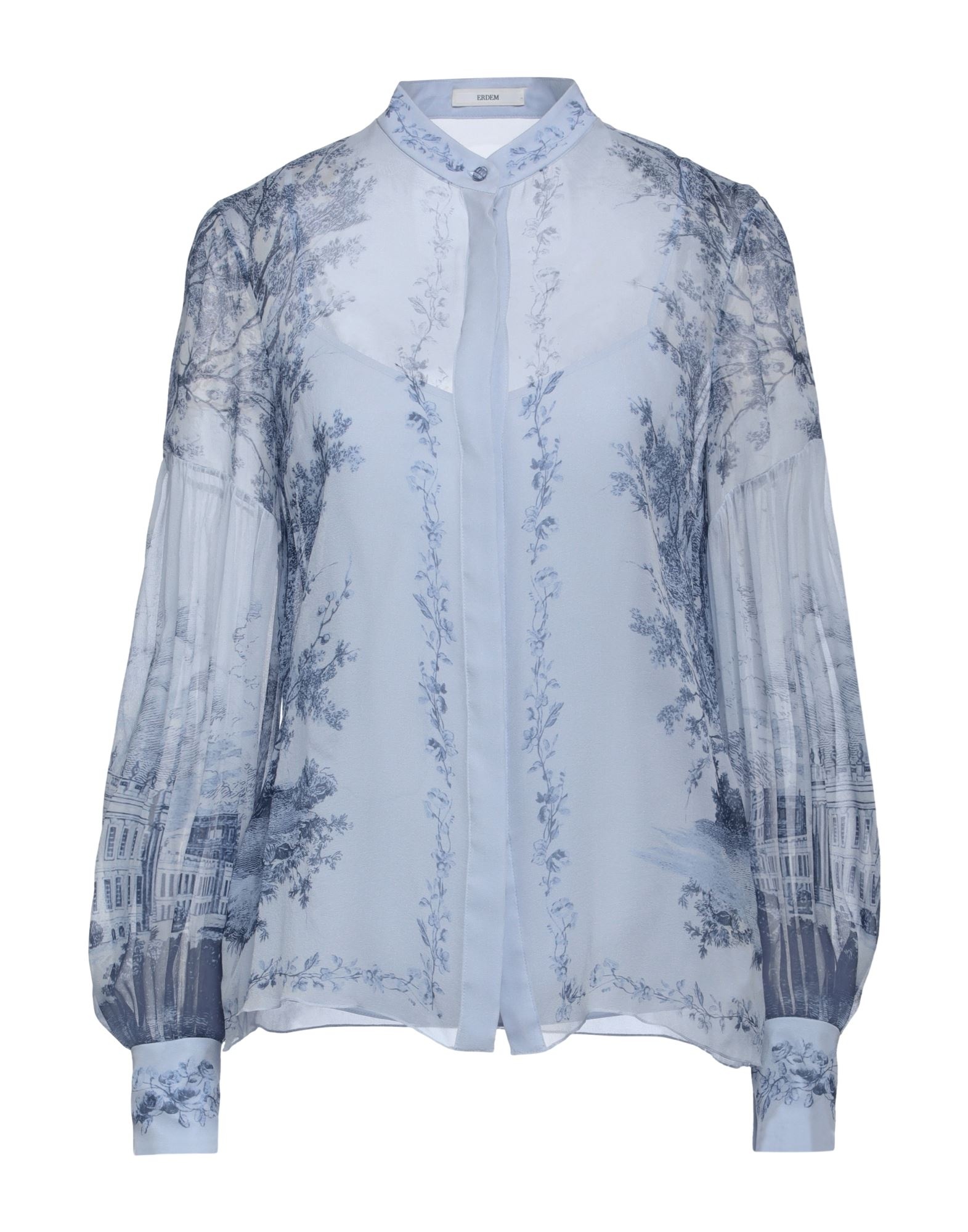 Sky blue Women's Floral Shirts & Blouses - 1