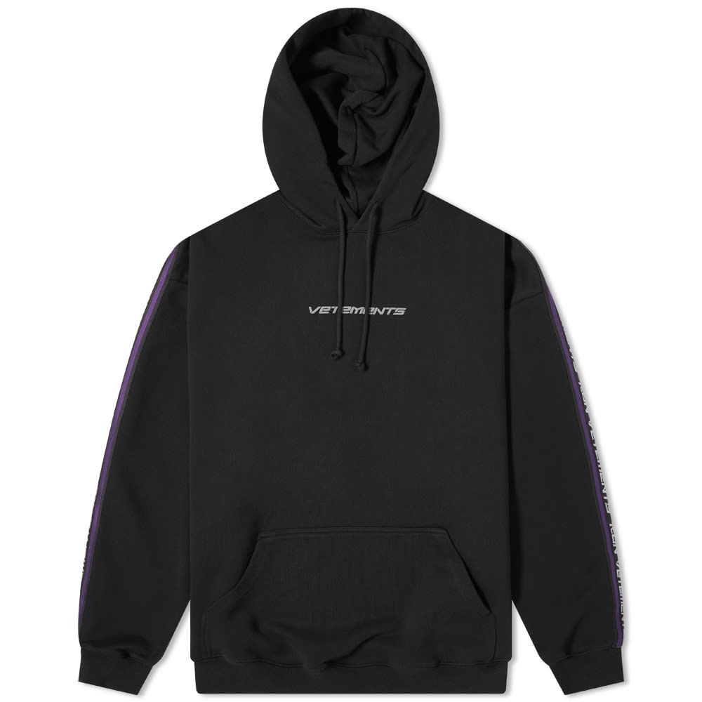 VETEMENTS Logo Taped Oversized Hoody - 1