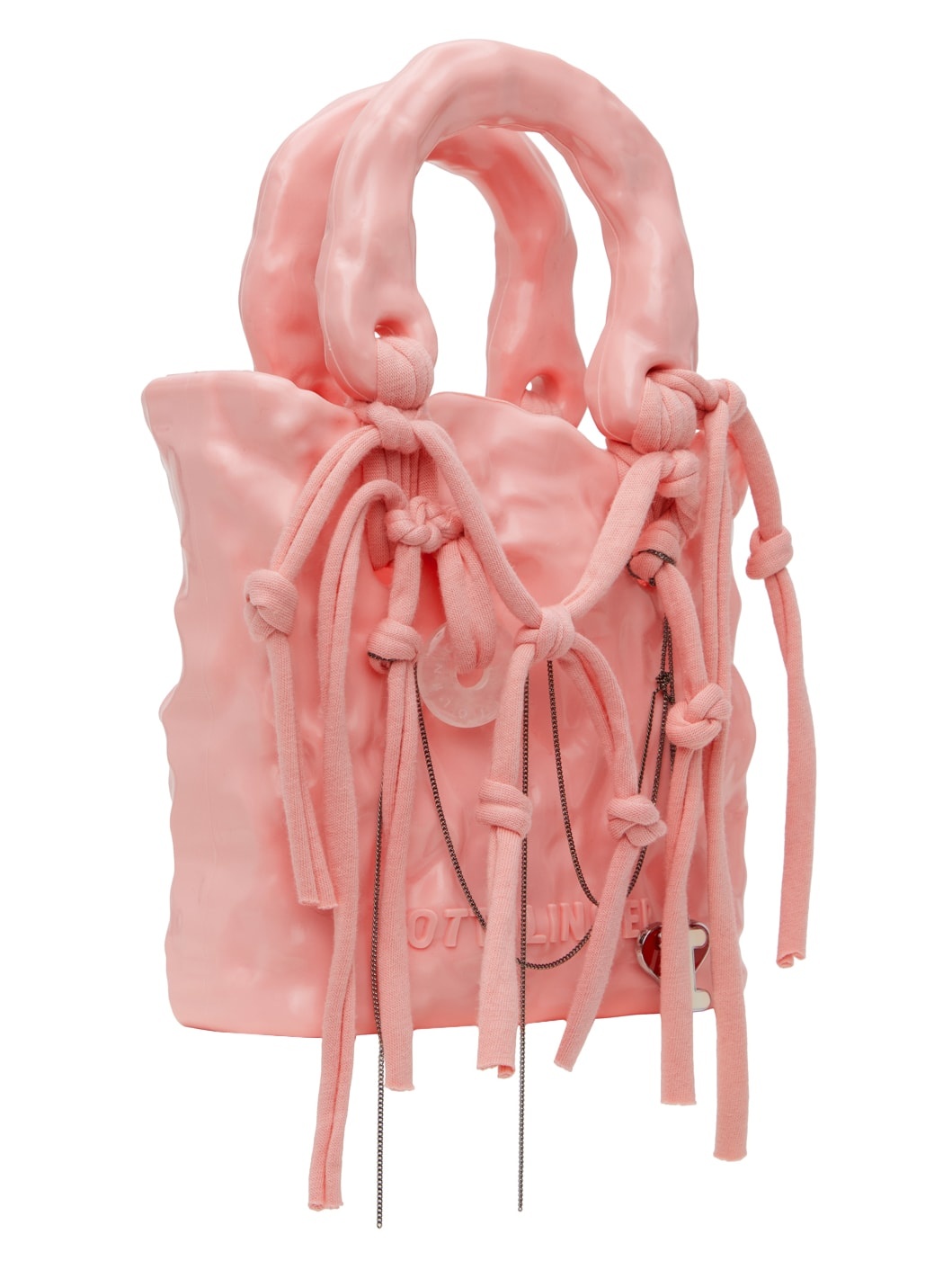 SSENSE Exclusive Pink Signature Ceramic Bag - 2