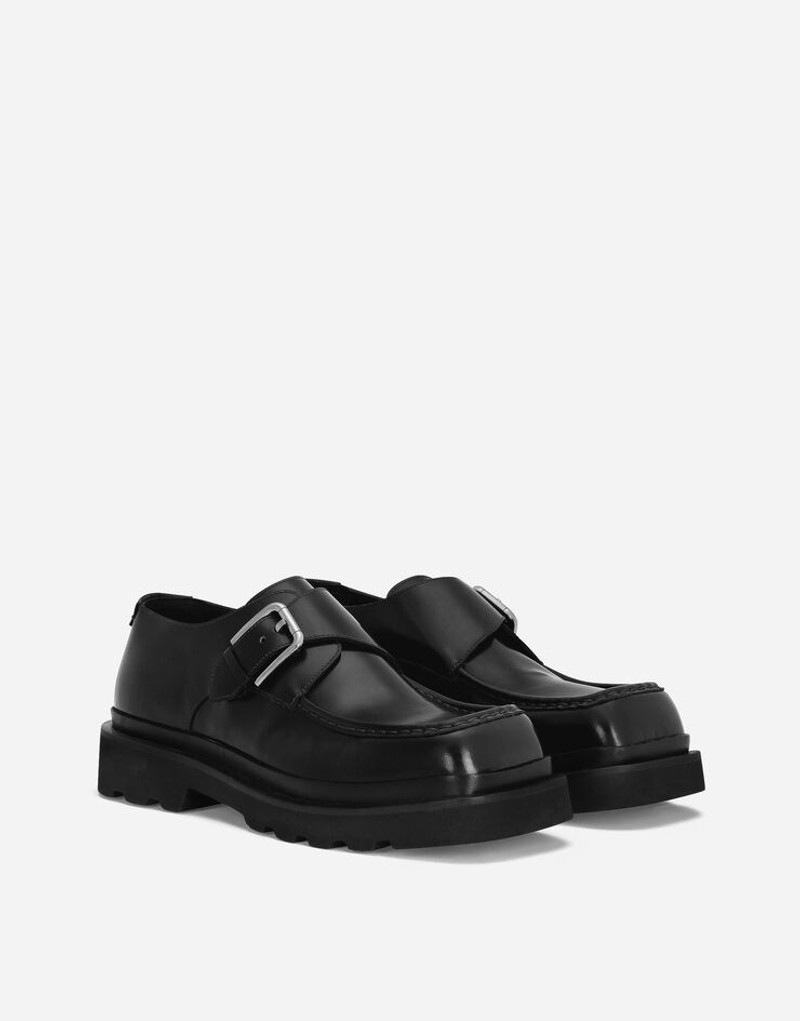 Calfskin monkstrap shoes 2