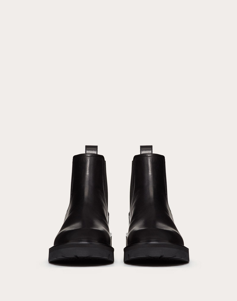 VLogo Signature Calfskin Beatle Boot 4