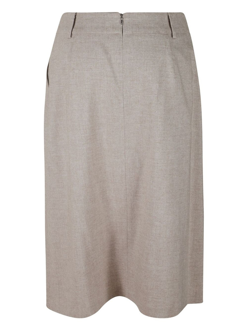 Herno pleated midi skirt outlook