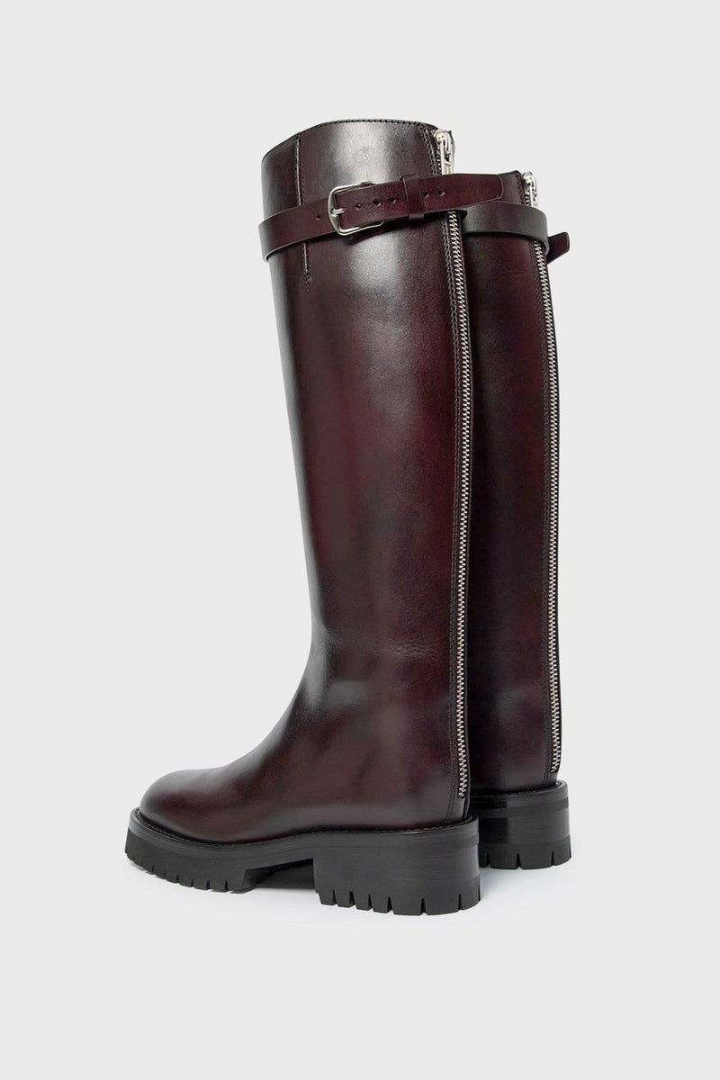Nes Riding Boots Aubergine 3