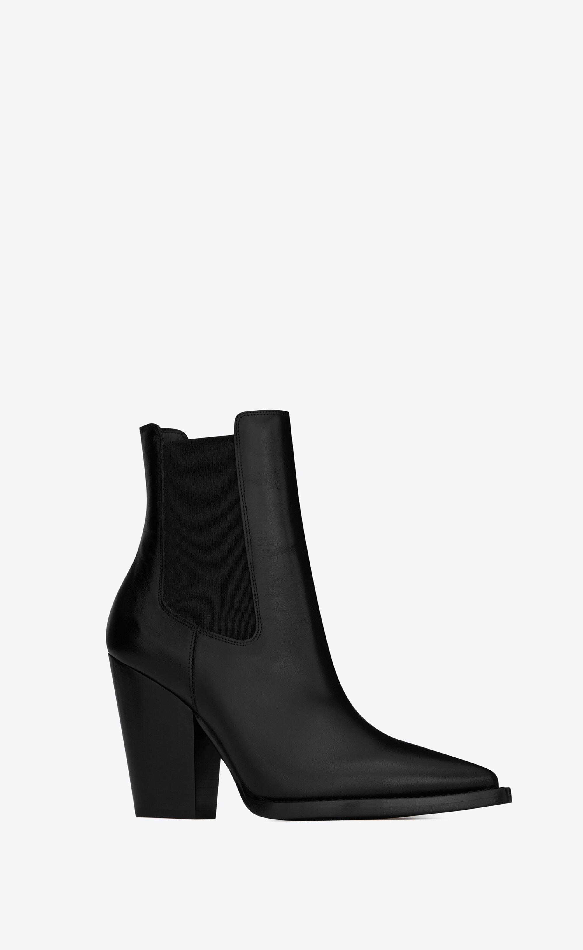 theo chelsea boots in smooth leather - 3