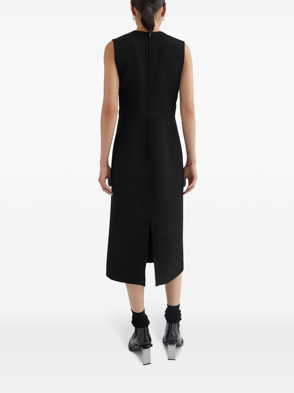 sleeveless midi dress - 3