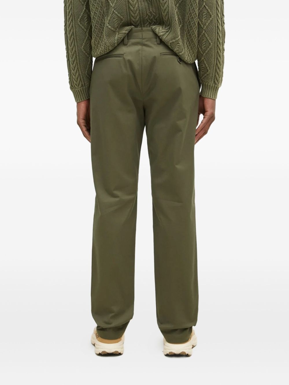flat-front chinos - 3
