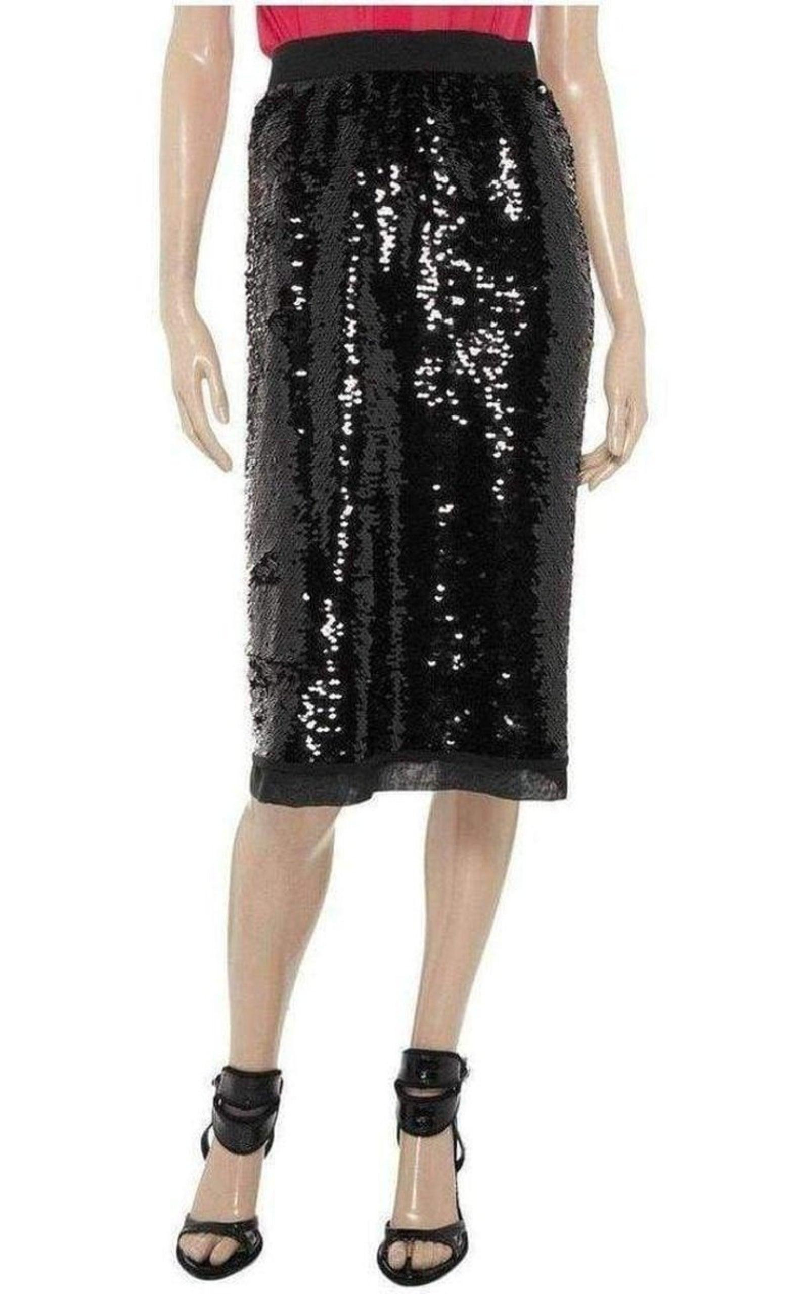 Sequin-Embellished Pencil Skirt - 3