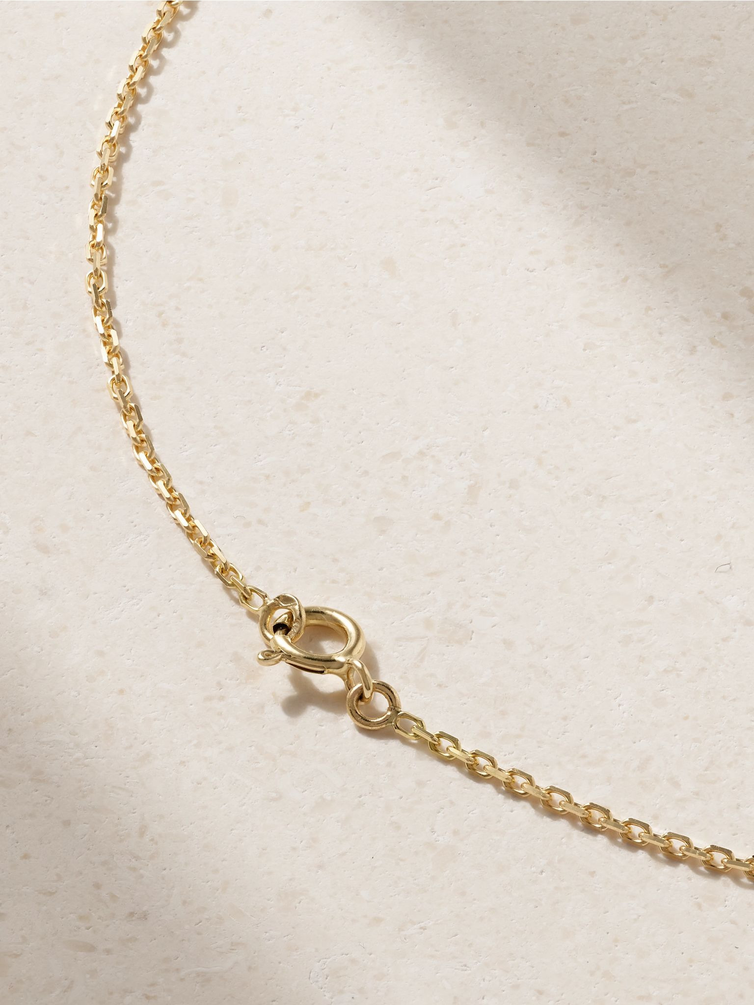 Minaudière Ovale 9 and 18-karat gold diamond necklace Gold - 3