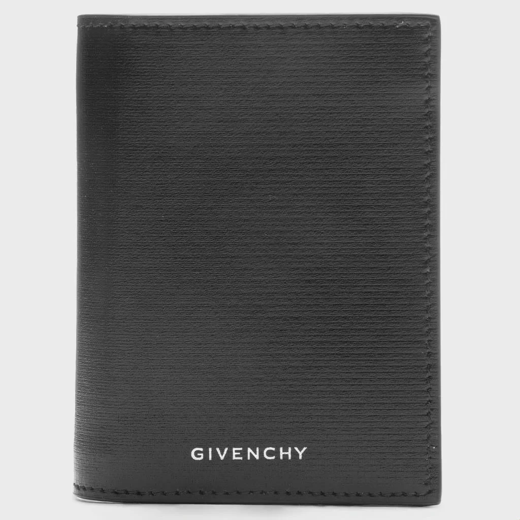 4G LEATHER CARD HOLDER - BLACK - 1