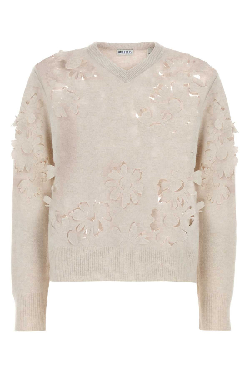Burberry Women Sand Wool Sweater - 1