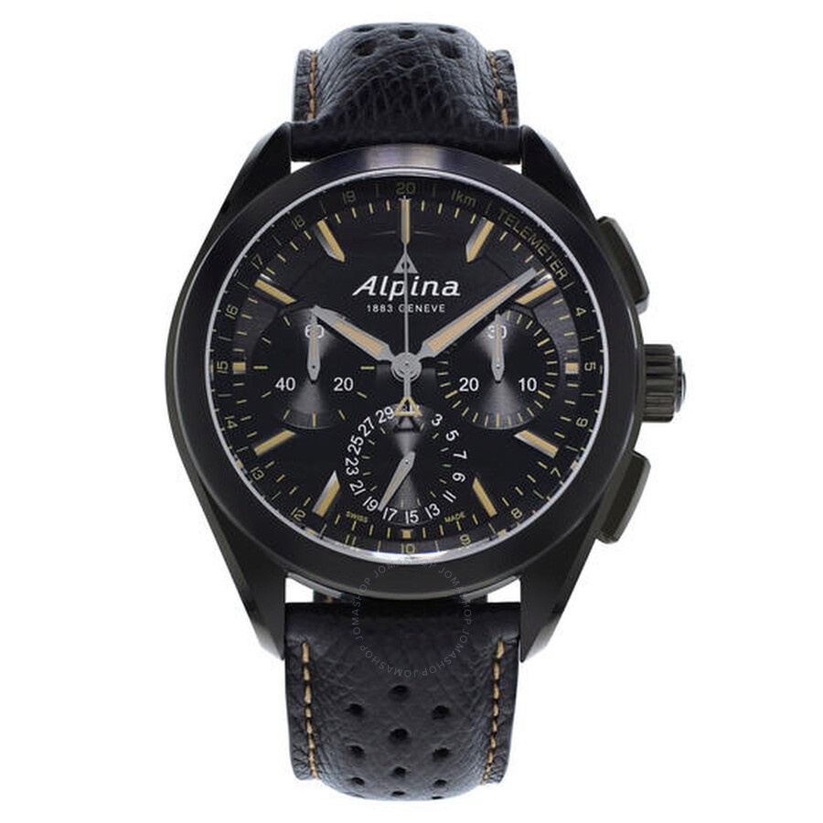 Alpina - Alpina Alpiner 4 Chronograph Automatic Men's Watch 760BBG5FBAQ6 - 1