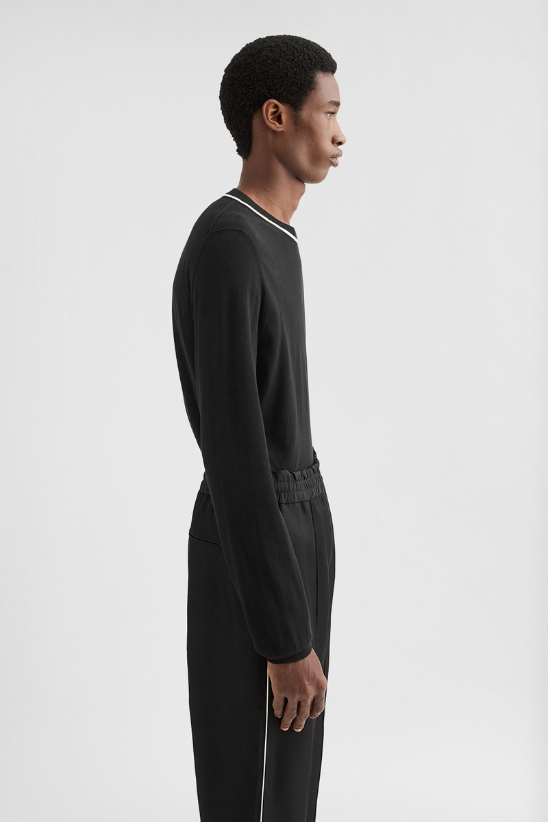 Lightweight Cotton Crew-Neck Sweater 6