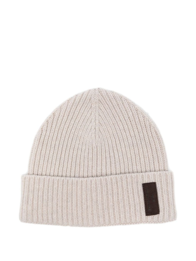 ribbed-knit beanie 1