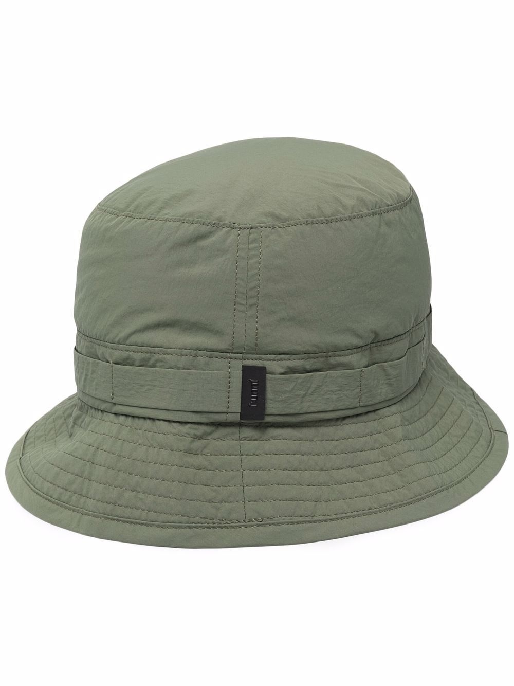 logo-tag bucket hat - 1