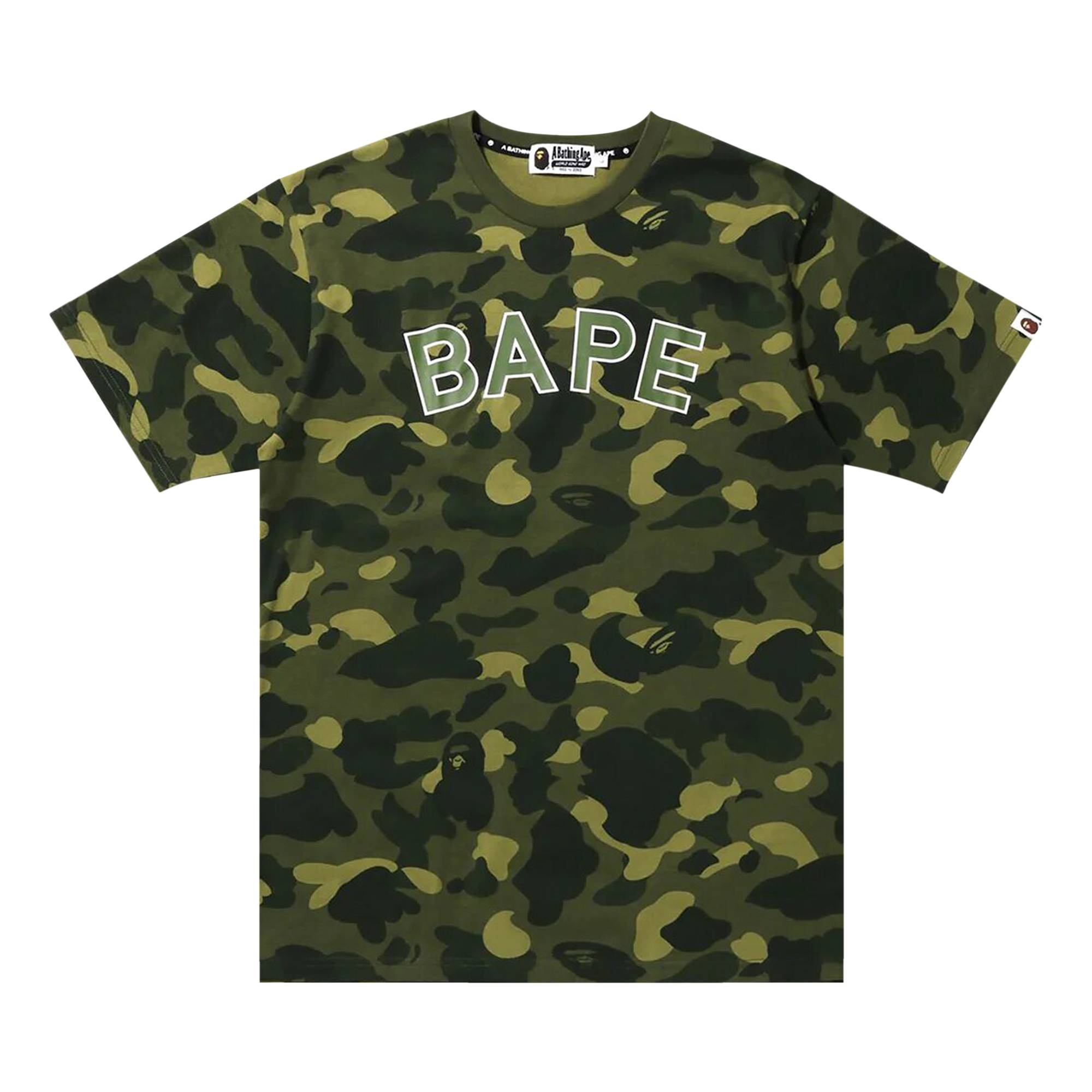 BAPE Color Camo Tee 'Green' - 1