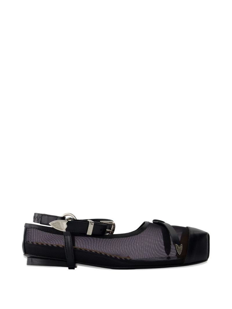 buckled ballet flats 1