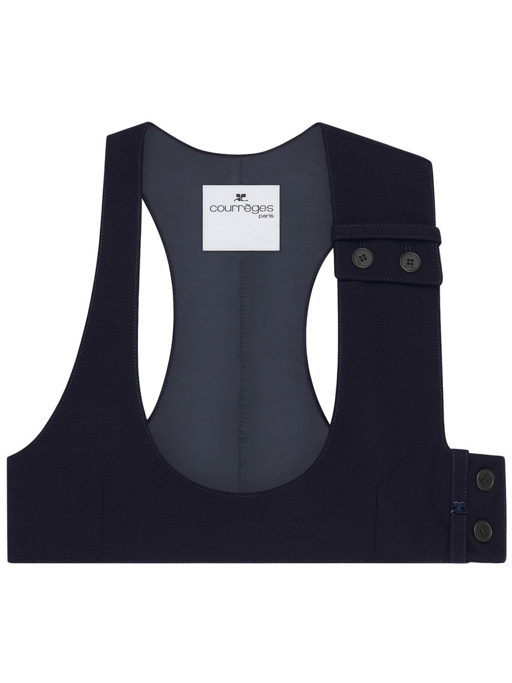 buttoned tank top - 1