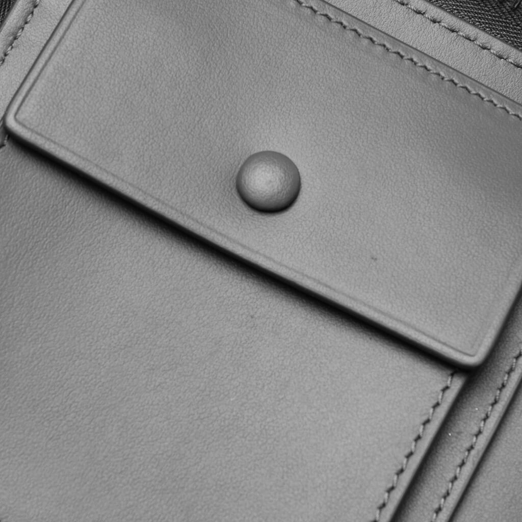 ZIPPED WALLET - DARK GREY - 4