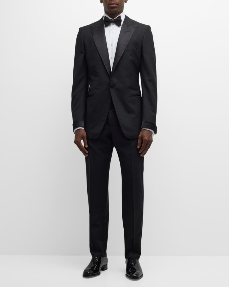 TOM FORD Men's Peak-Lapel Wool Tuxedo outlook