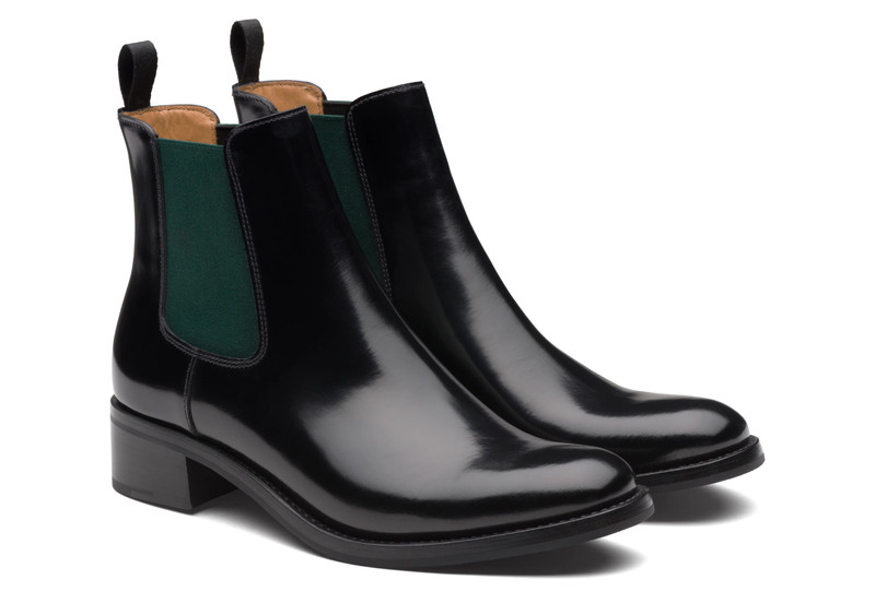 Church's Monmouth 40
Polished Fumè Chelsea Boot Black/military green outlook