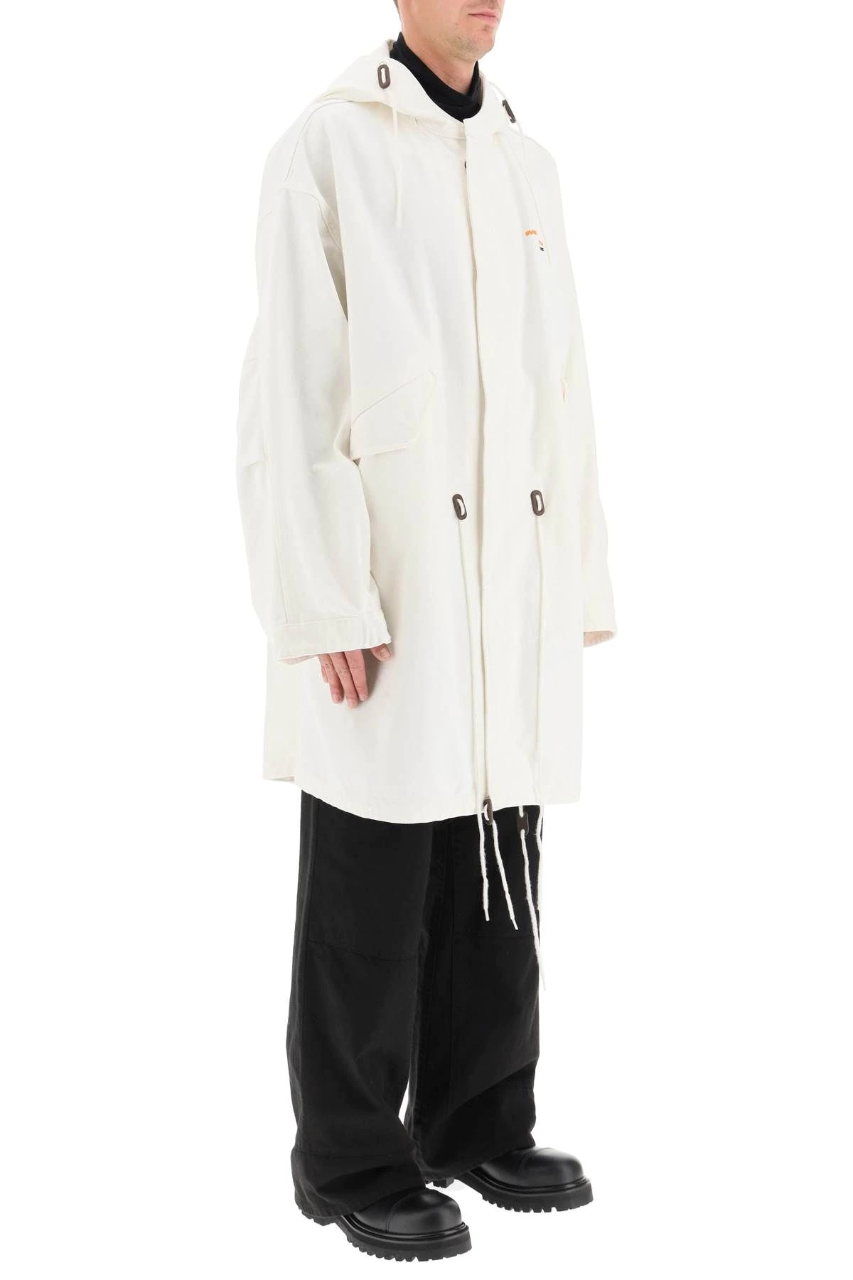 CANVAS MAXI PARKA - 3