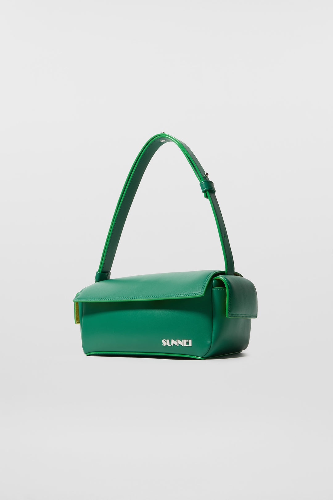 'TUTTO OK' SMALL LABAULETTO / green / vegan leather - 2