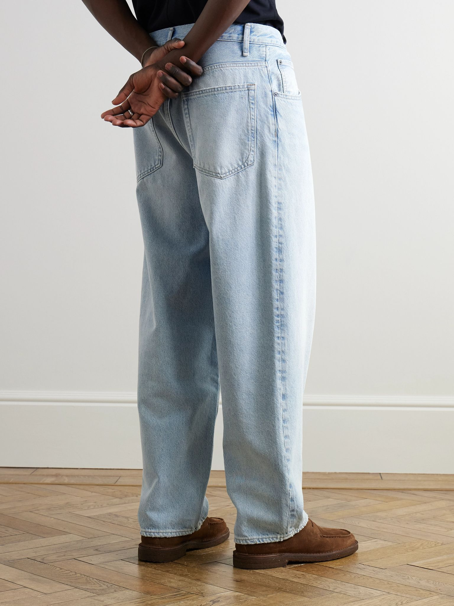 RB Baggy Wide-Leg Jeans Blue - 4