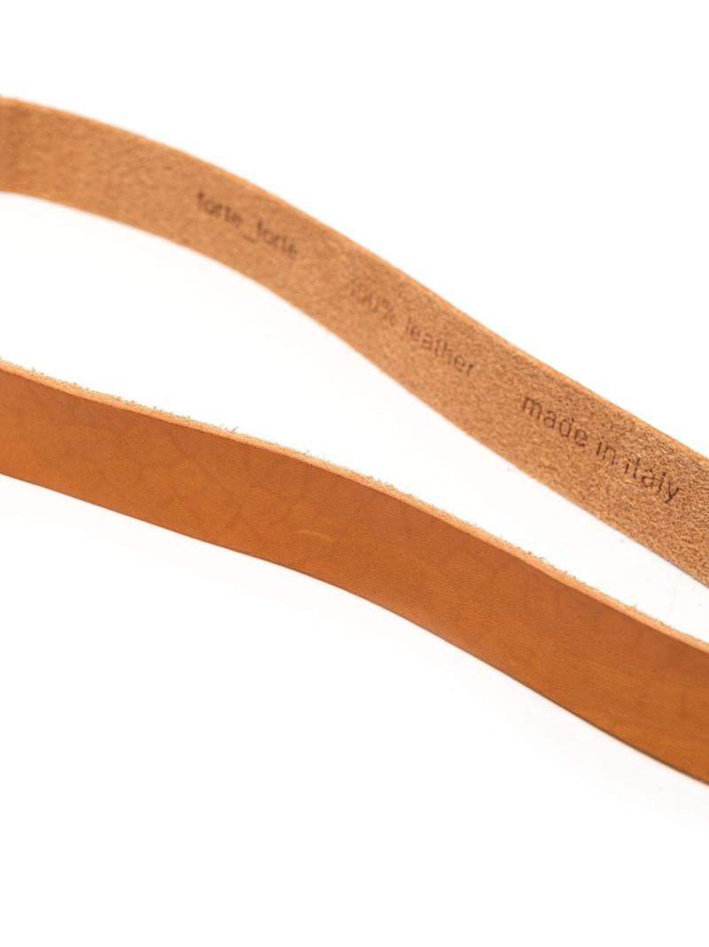 forte_forte knotted leather belt outlook