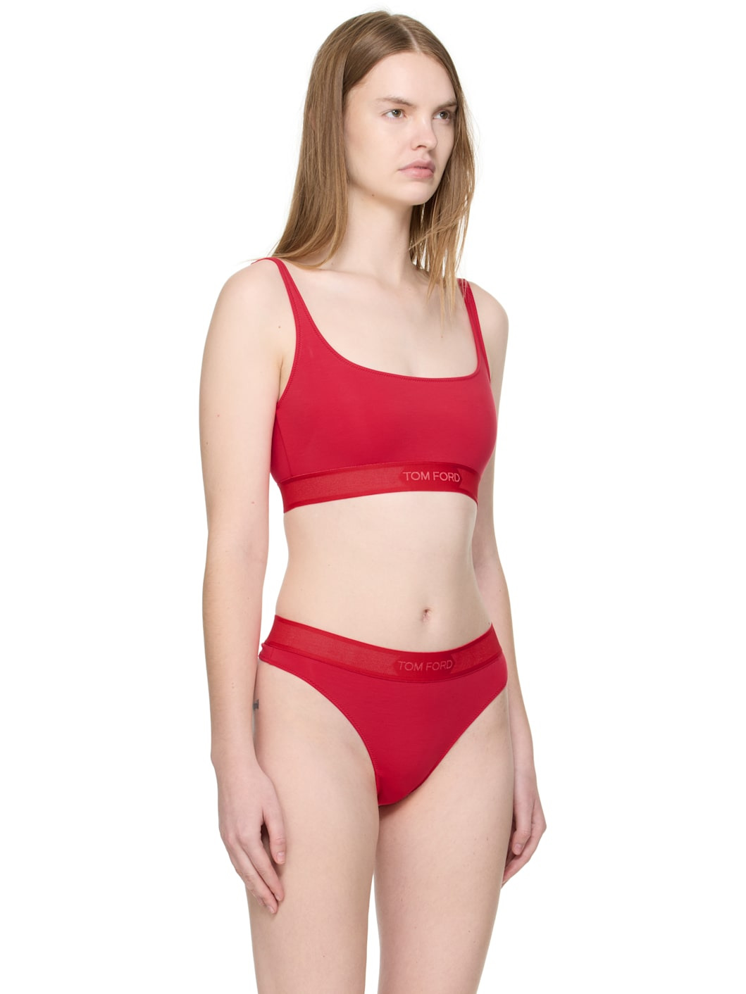 Red Signature Bralette - 2
