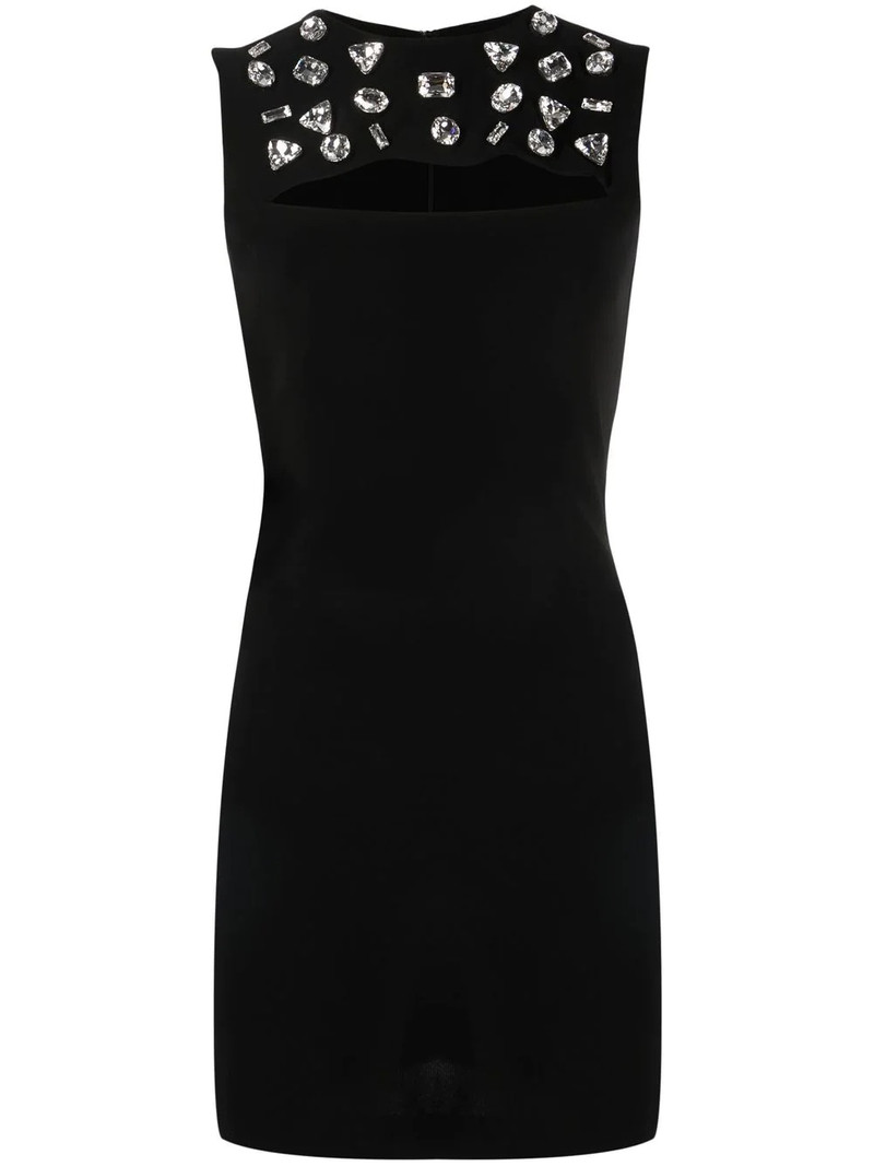 crystal-embellished sleeveless- dress 1