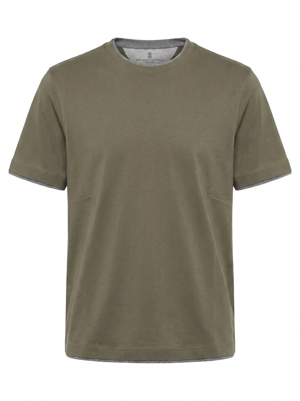 Brunello Cucinelli Men T-Shirt With Faux-Layering - 1