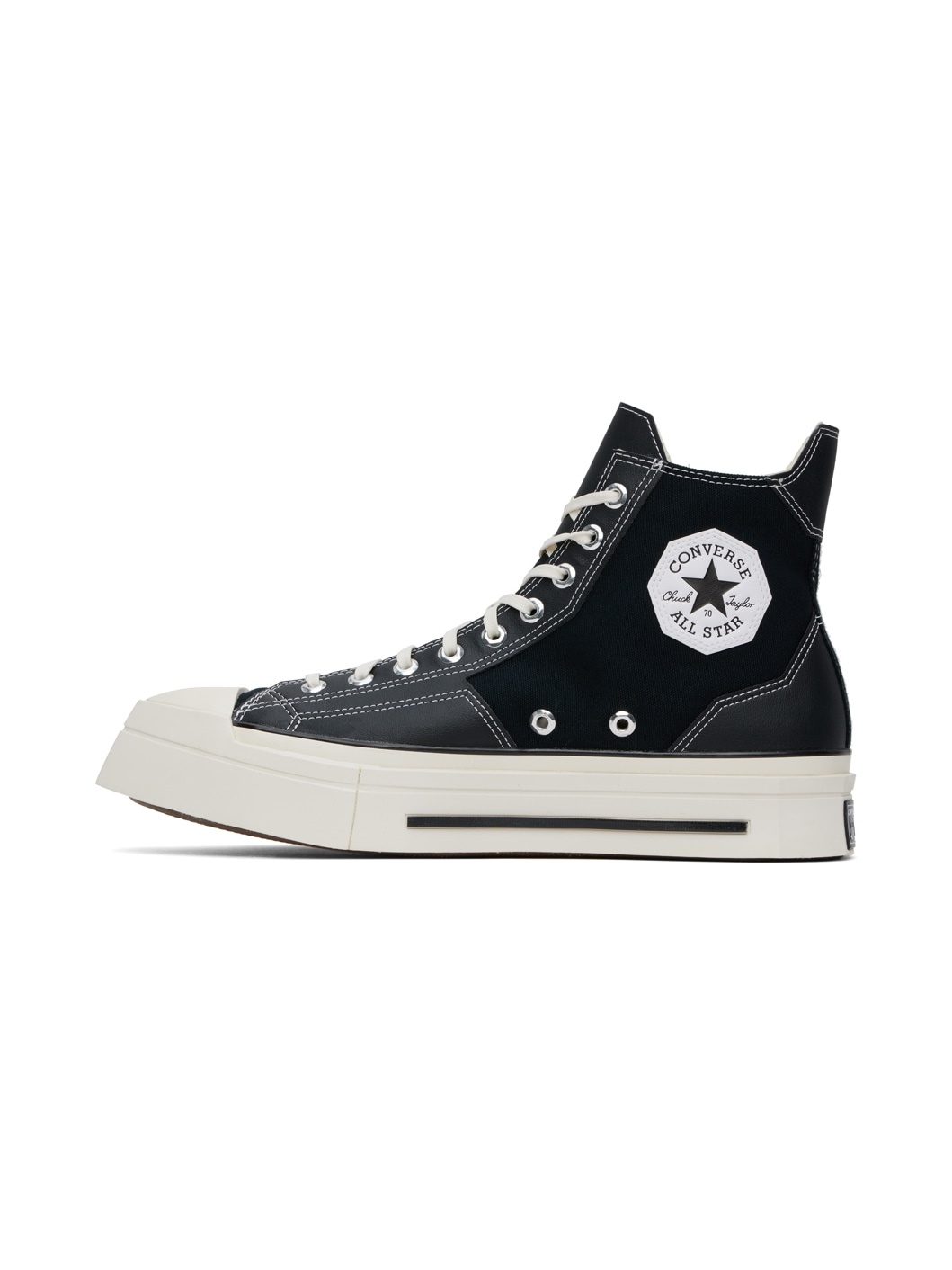 Black Chuck 70 De Luxe Squared Sneakers - 3