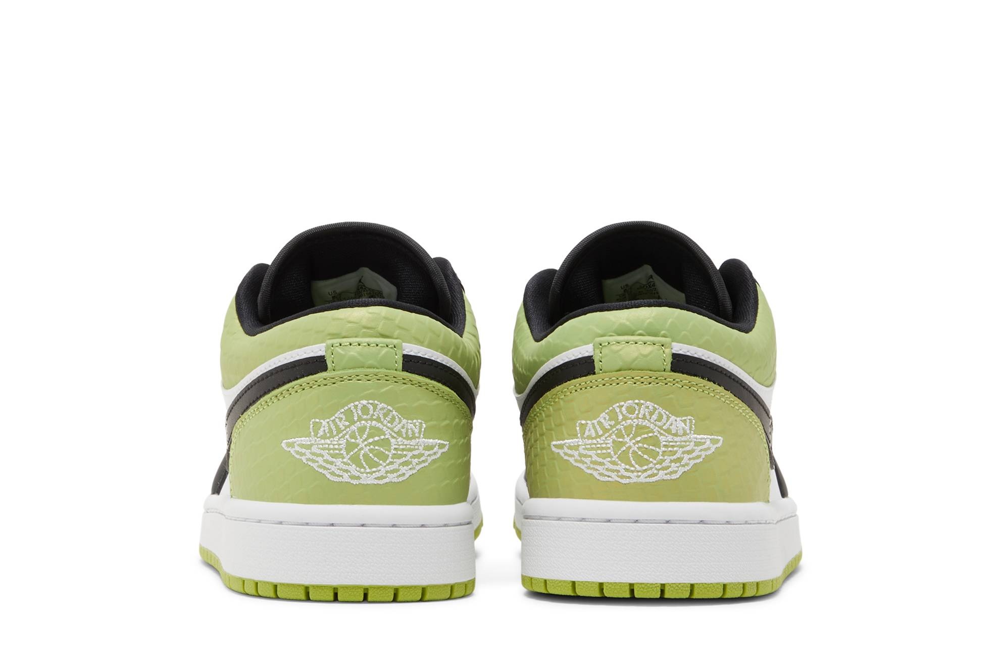 Wmns Air Jordan 1 Low SE 'Vivid Green Snakeskin' - 6