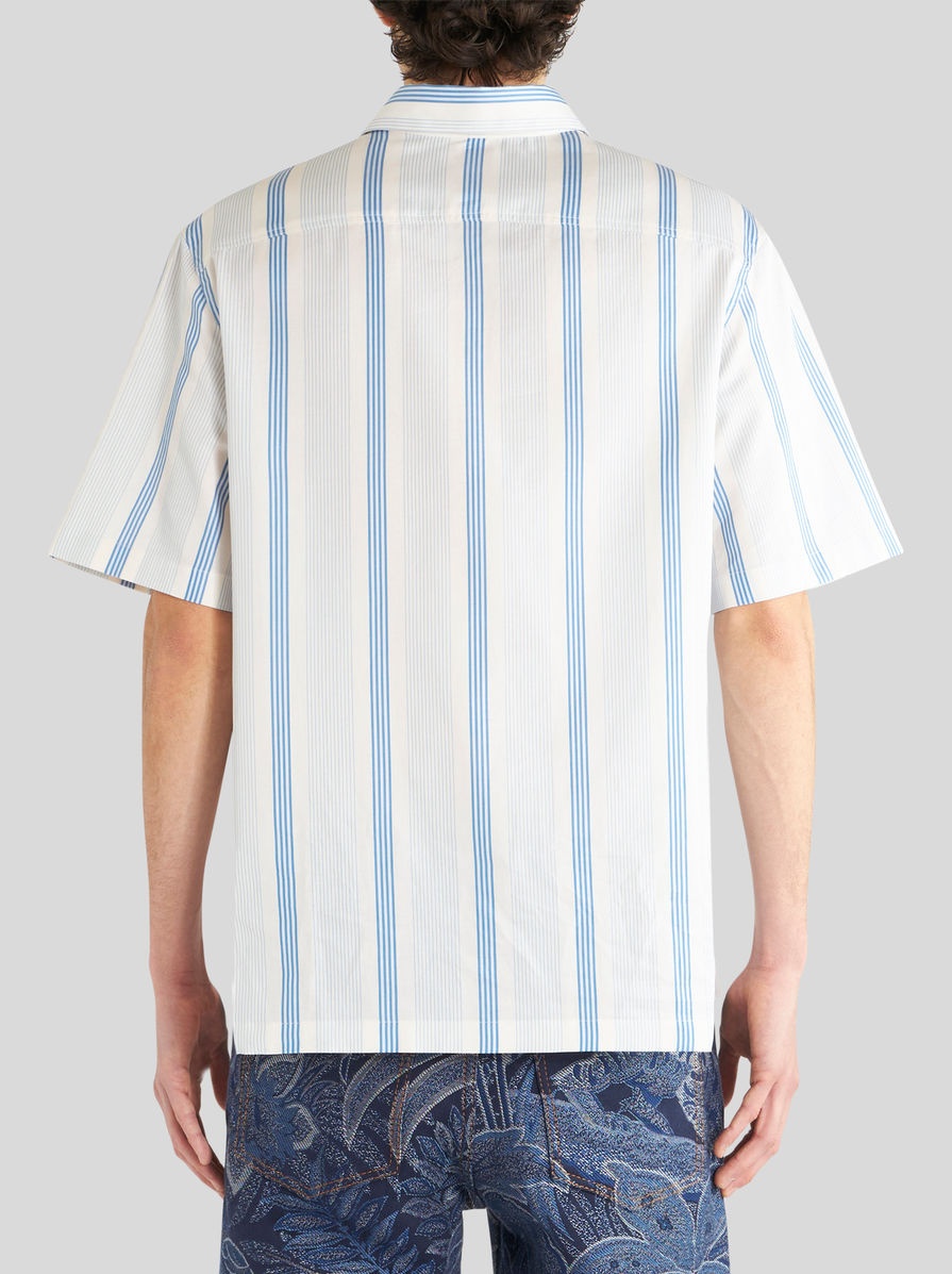 SHORT-SLEEVED STRIPED SHIRT - 4