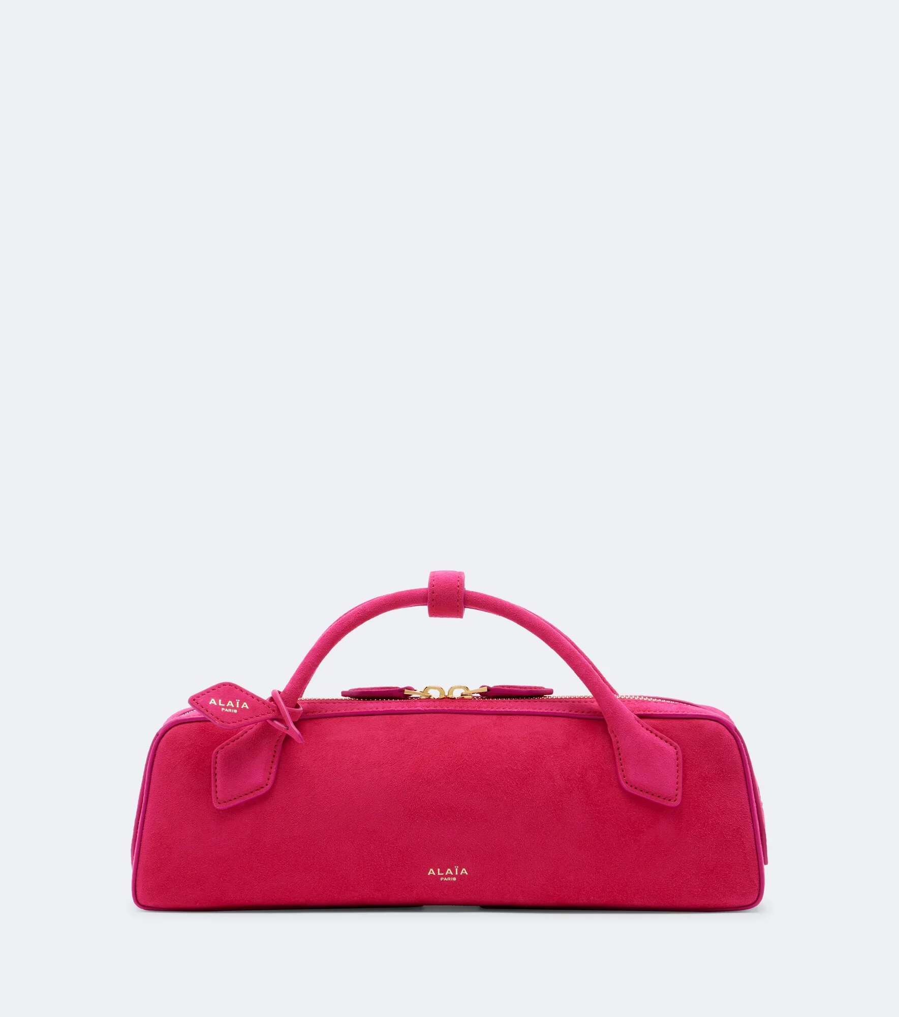 Le Teckel Small suede clutch - 1