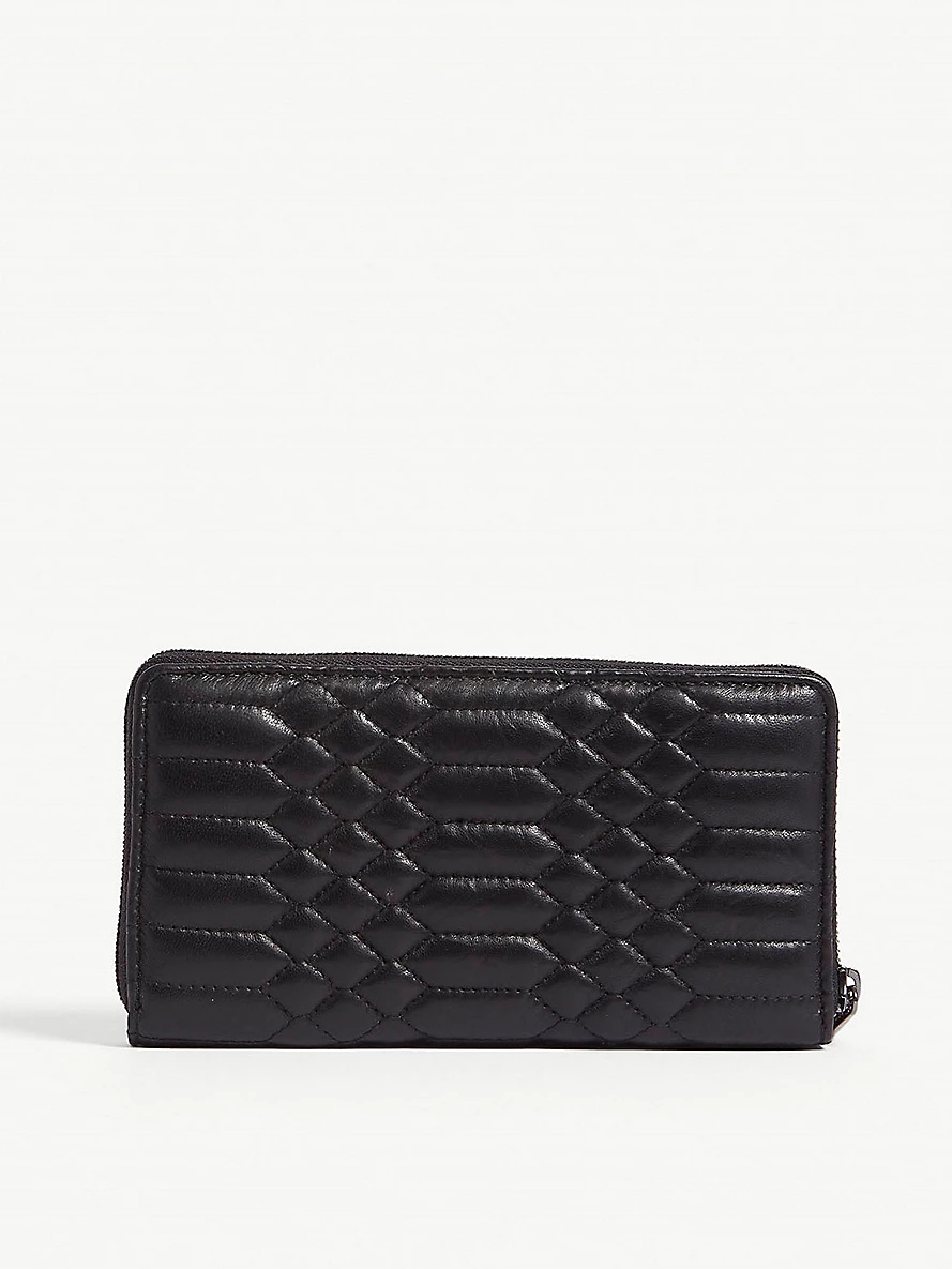 Chain detail suede clutch - 3