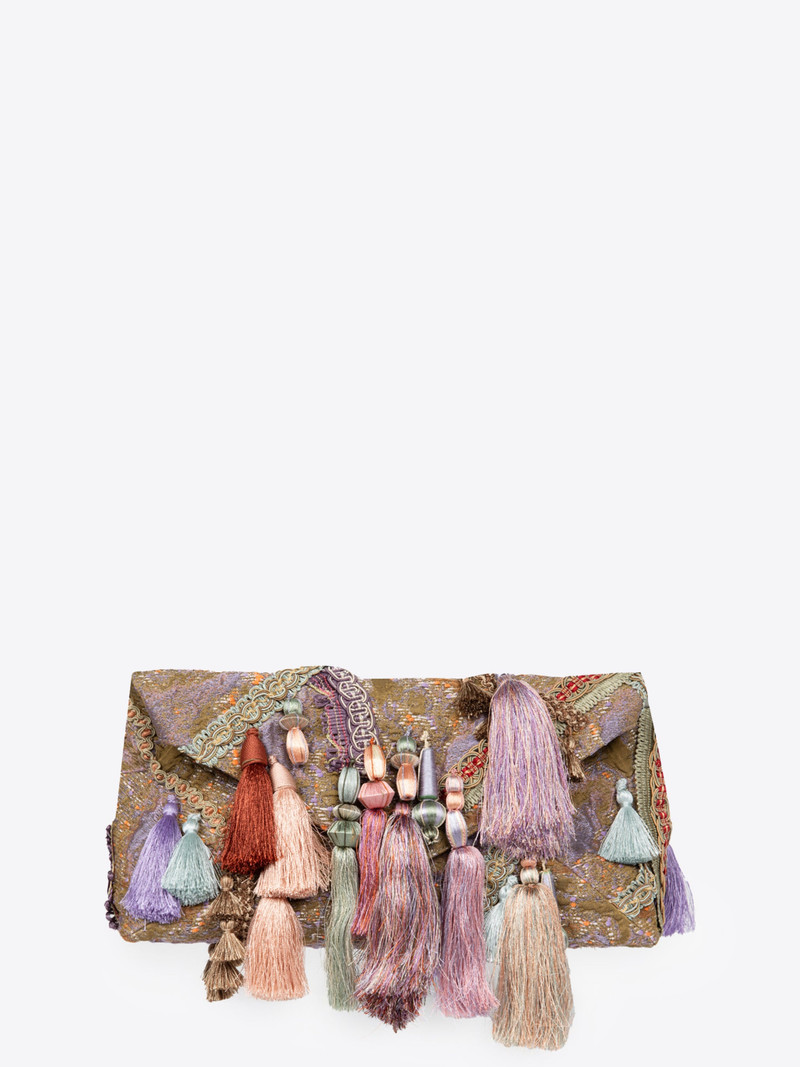 Dries Van Noten EMBELLISHED SHOULDER BAG outlook