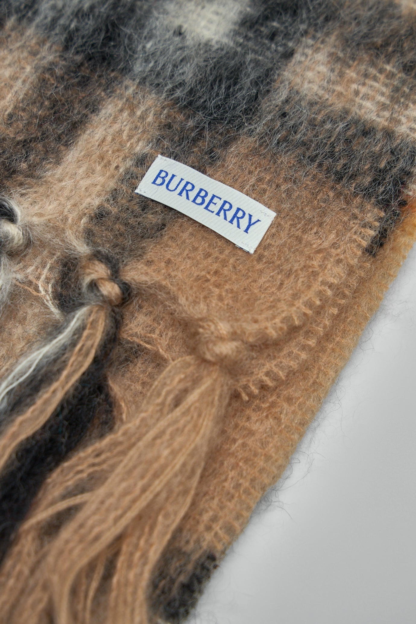 Checked Fringed Scarf - 3