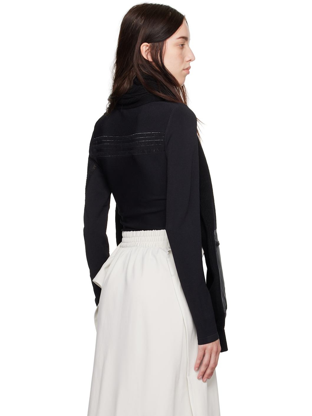 Black Sleeve Shawl - 3