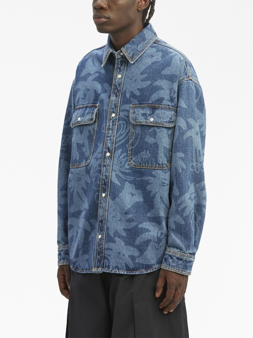 Palm Angels Men Logo Shirt - 2