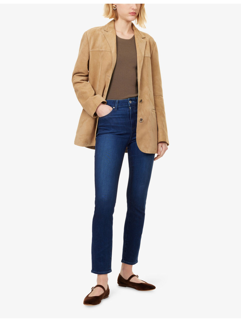 PAIGE Gemma Skinny-Leg Stretch-Denim Jeans outlook