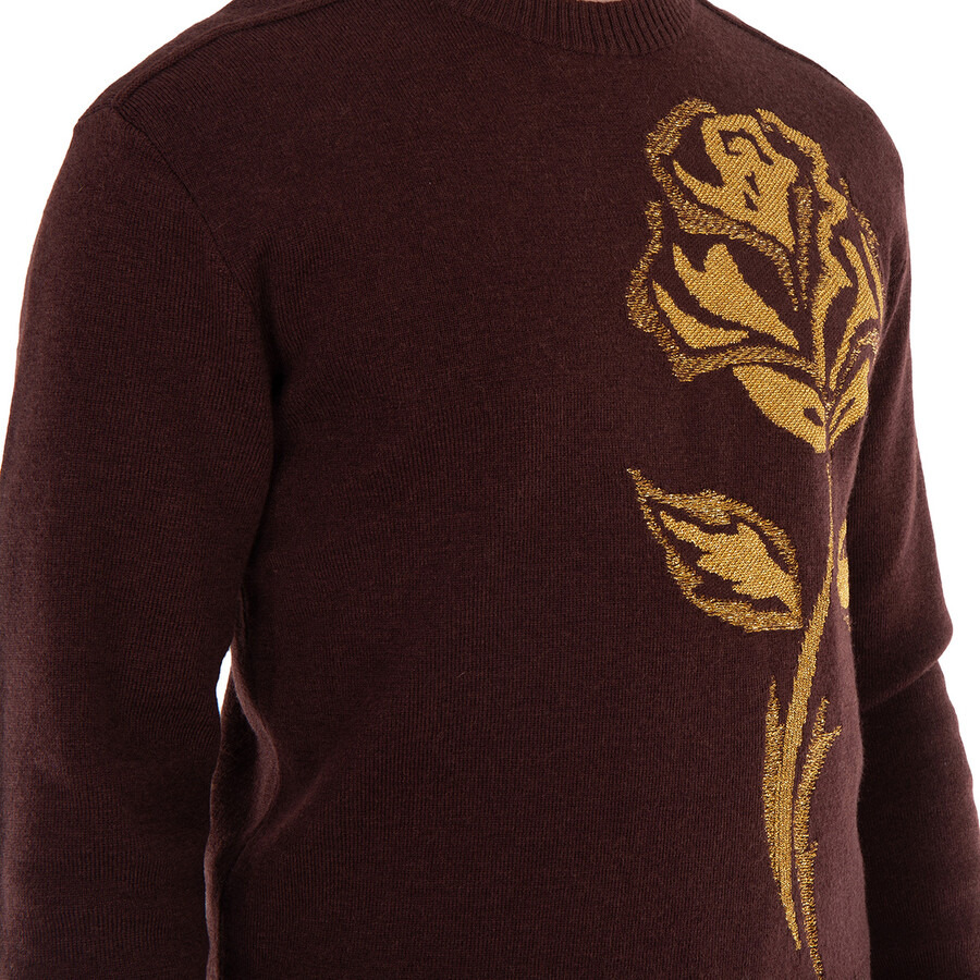 Burberry Knit Stretch Floral Graphic Sweater - 2