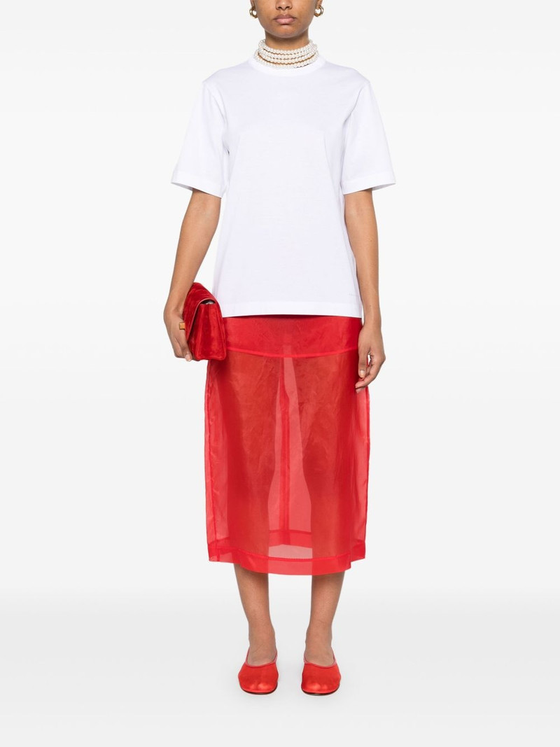 Carven faux-pearl-embellishment T-shirt outlook