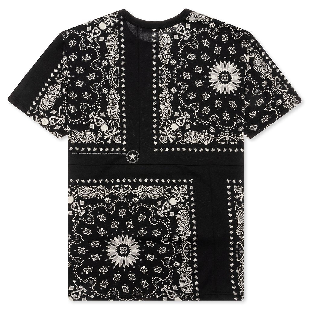MASTERMIND WORLD BANDANA T-SHIRT - RED - 6