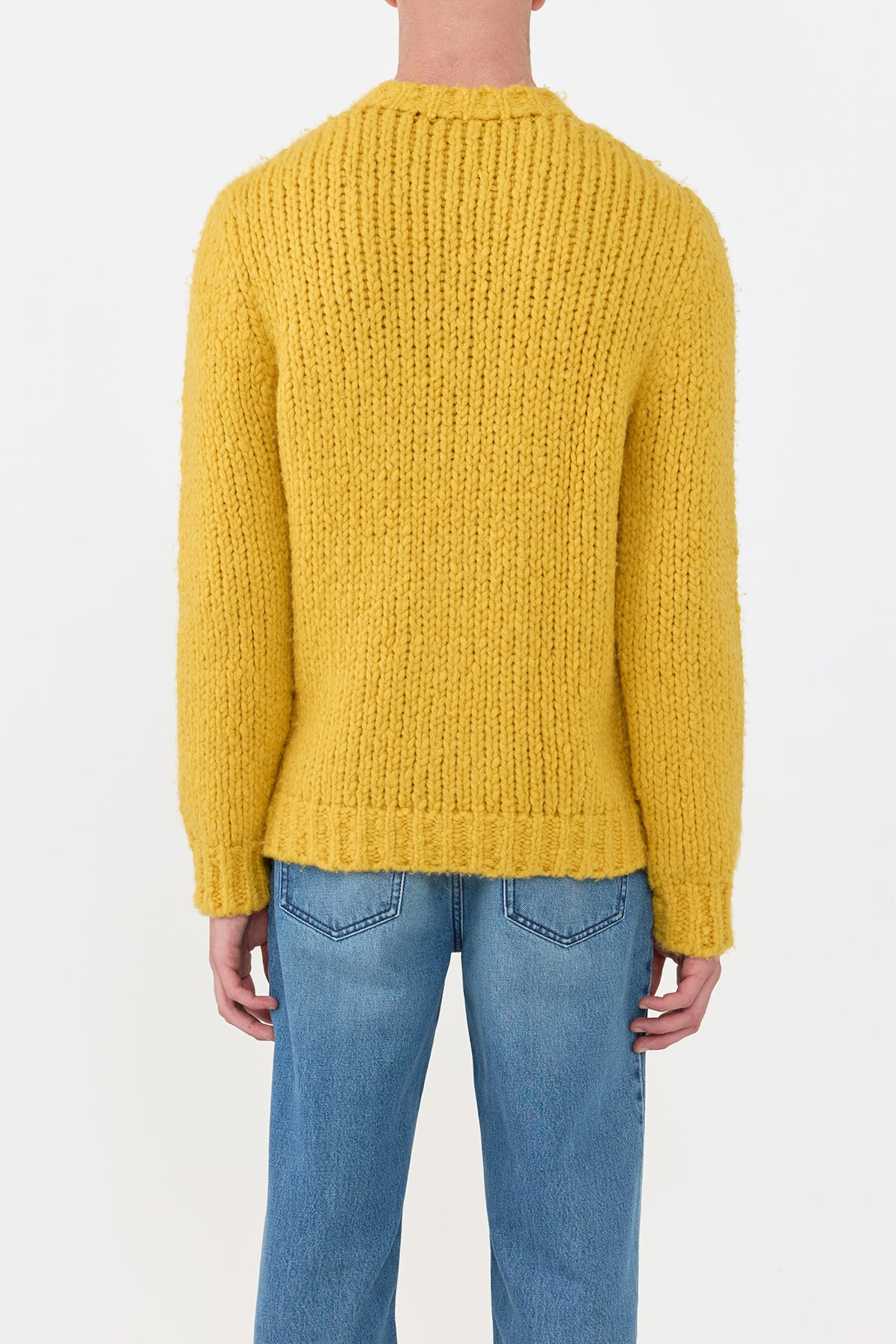 Lawrence Knit Sweater in Golden Birch Welfat Cashmere - 4