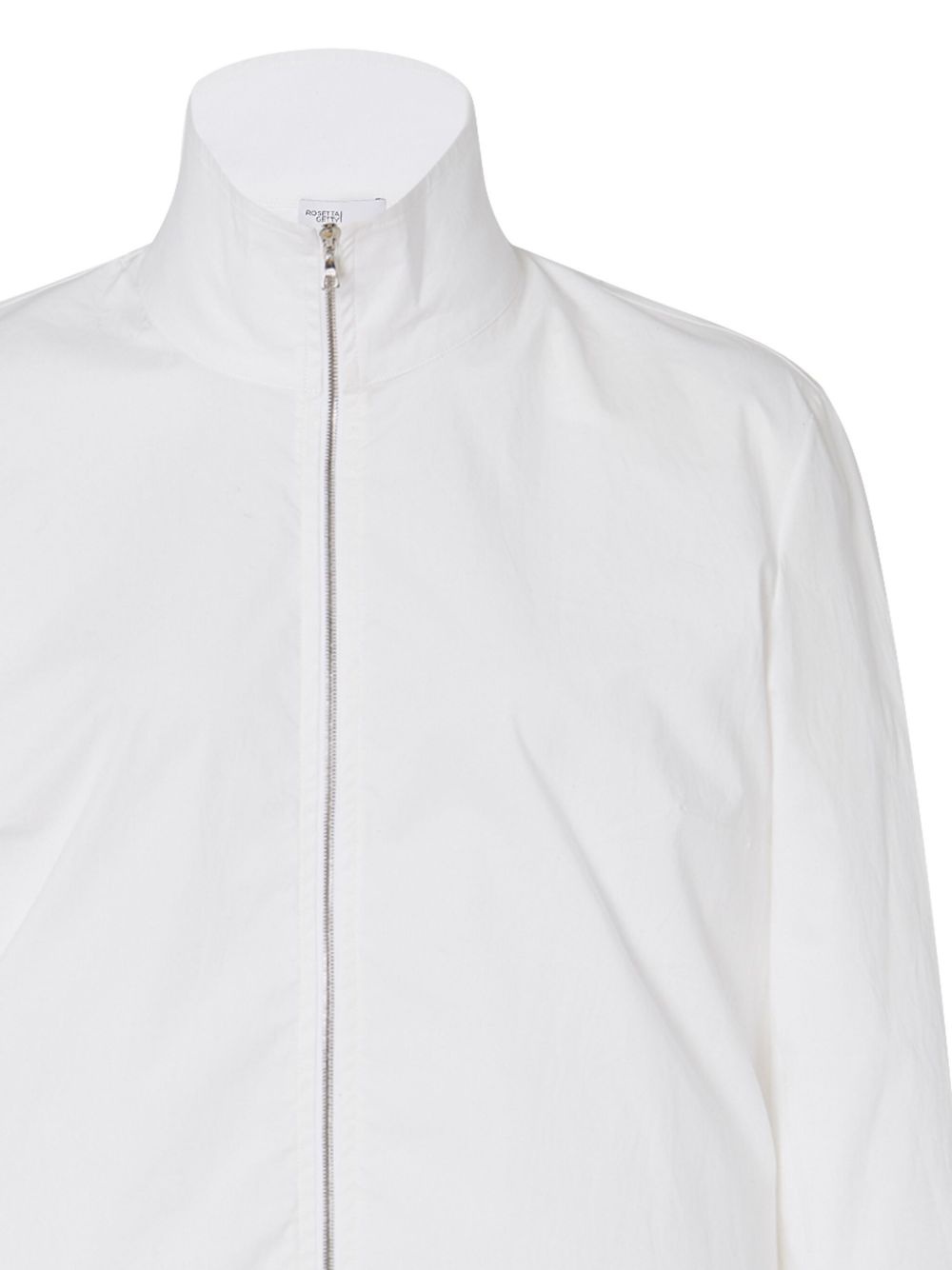 high-neck zip-up shirt - 2