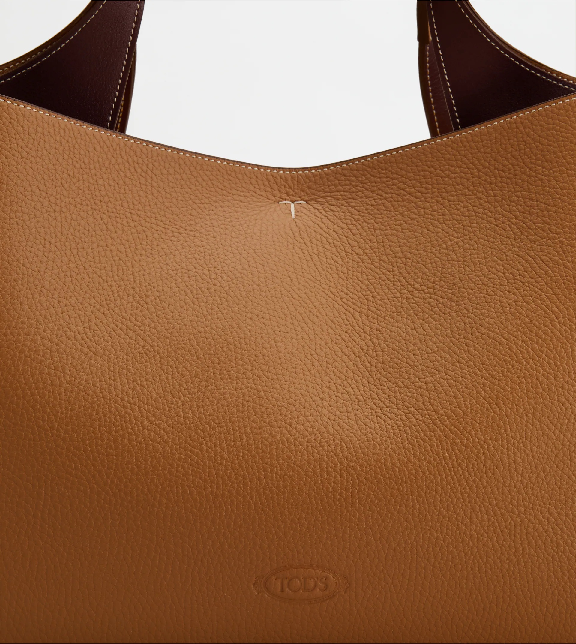 TOD'S BAG IN LEATHER MEDIUM - BROWN - 4