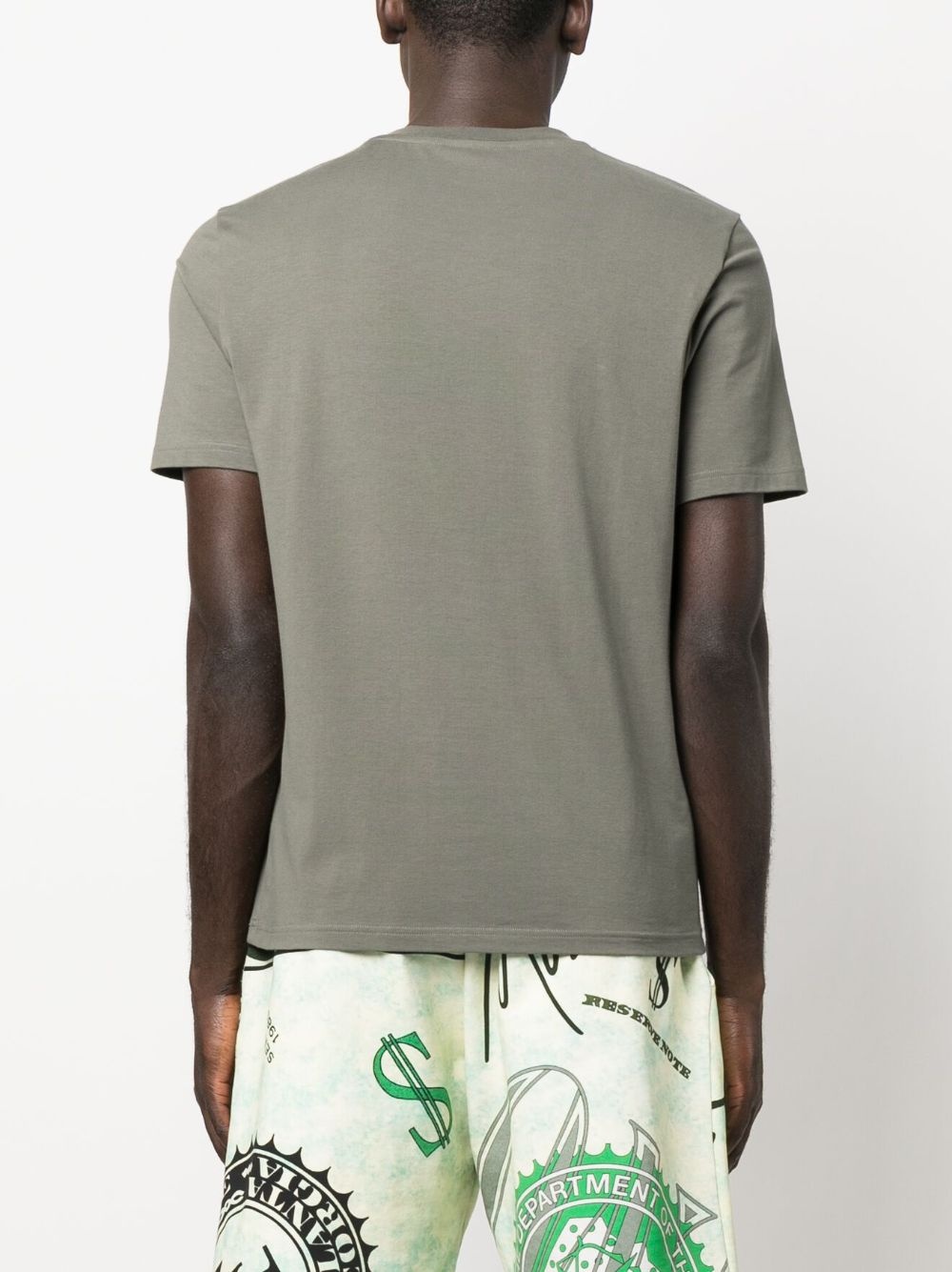 logo-print stretch-cotton T-shirt - 4