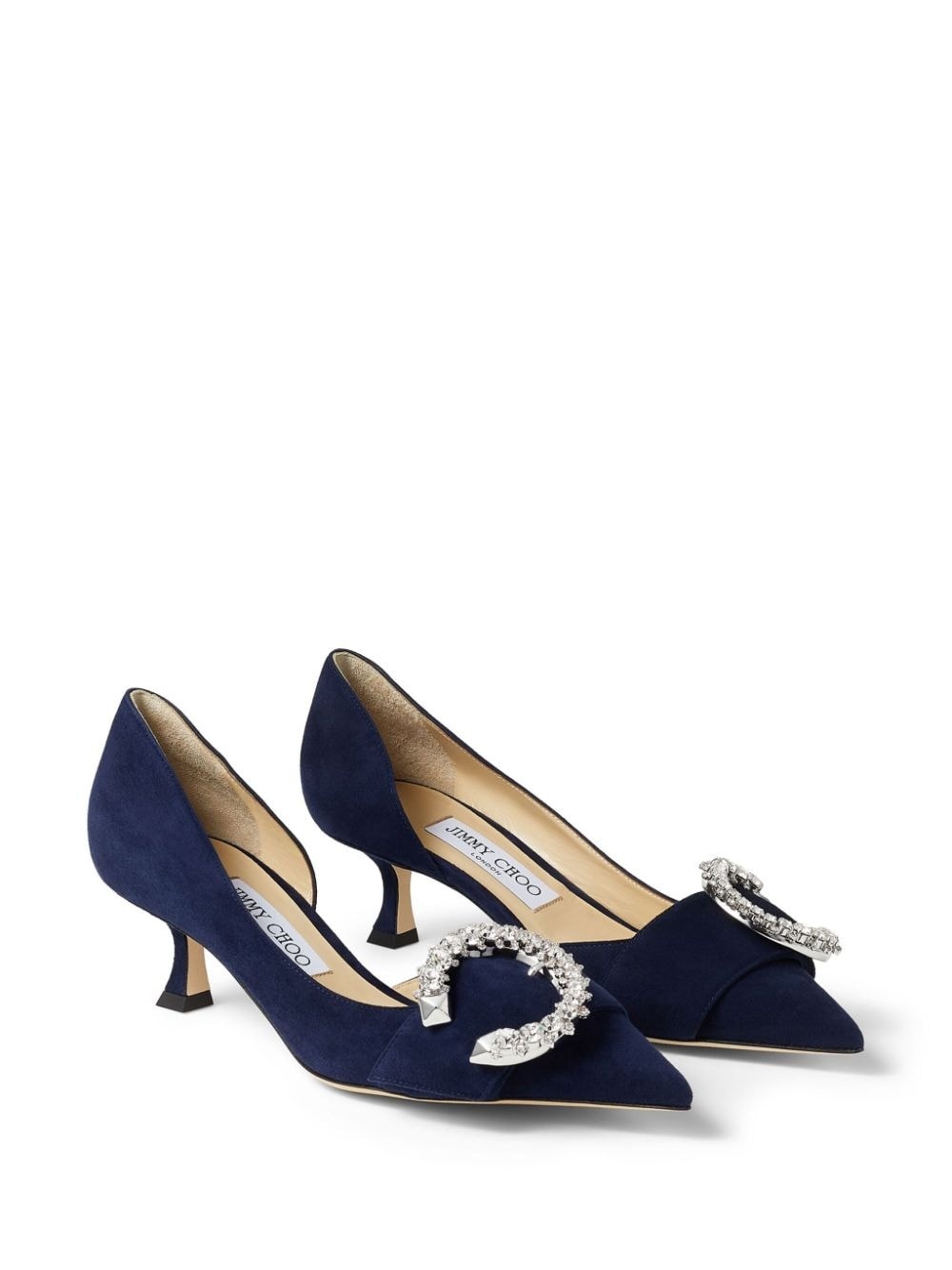 Melva Dorsay 50mm suede pumps - 2