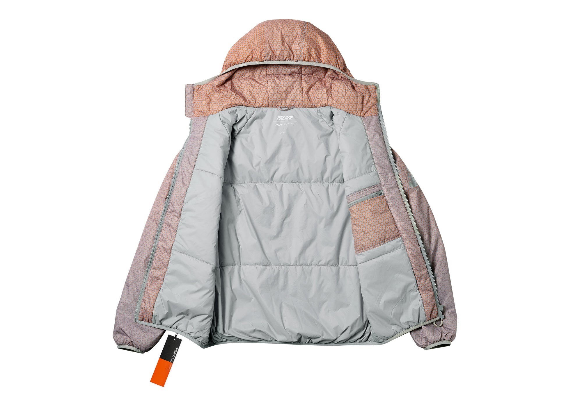 HEXAGON PERTEX QUILTED JACKET GREY - 2